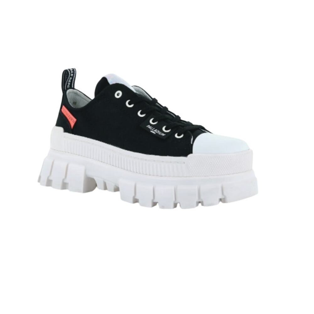 Palladium Women's Revolt LO TX Sneaker Boots Black / Marshmallow Size 8